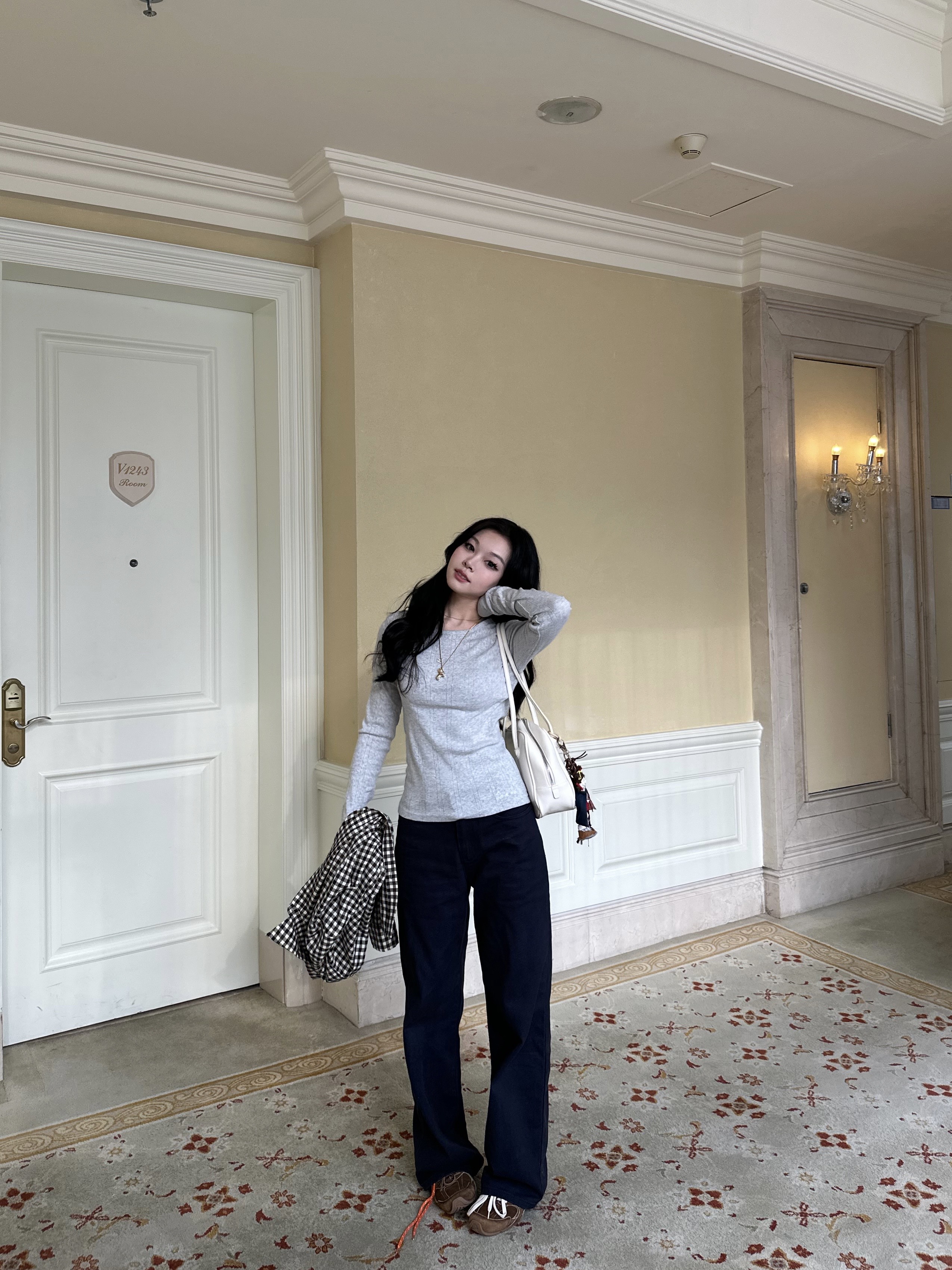 Embroidered Baby Shirt | Two-Color Jacquard Loose Fit | Layered Style for Trendy Looks Embroidered Baby Shirt | Two-Color Jacquard Loose Fit | Layered Style for Trendy Looks