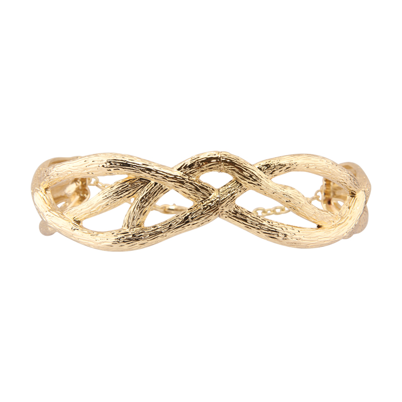 Exaggerated Irregular Hollow Wave Metal Wide Choker Necklace for Women - Trendy European and American Style Neck Chain 2025