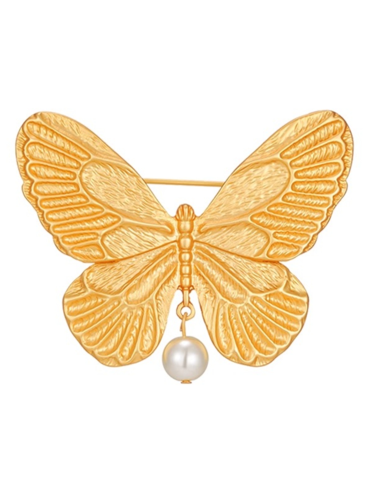Exquisite Gold Butterfly Pearl Brooch Pin for Women - Light Luxury Coat Accessory, Chic Fashion Statement for Any Occasion Exquisite Gold Butterfly Pearl Brooch Pin for Women - Light Luxury Coat Accessory, Chic Fashion Statement for Any Occasion