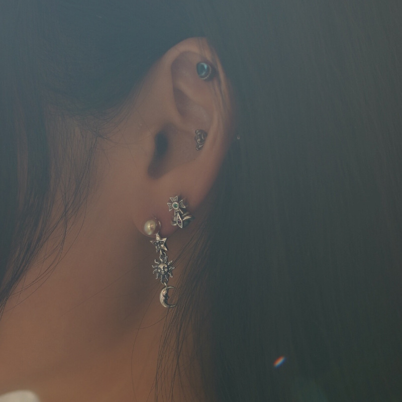 Exquisite Pearl Star Moon Sun Element Earrings for Women - Versatile High-End Fashion Jewelry, 2025 Trend Exquisite Pearl Star Moon Sun Element Earrings for Women - Versatile High-End Fashion Jewelry, 2025 Trend