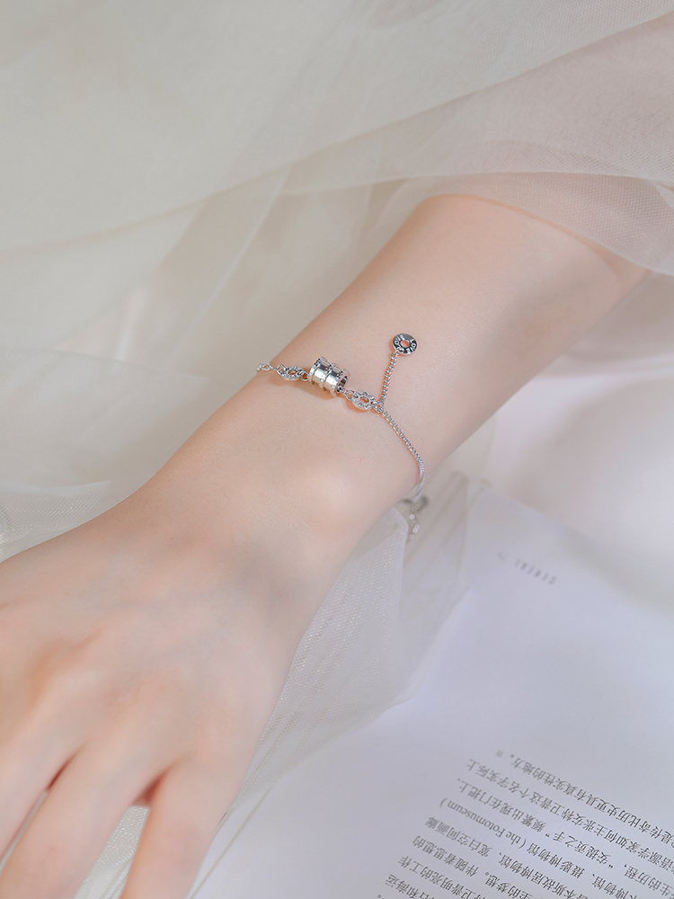 Exquisite S925 Pure Silver Small Waist Bracelet Brooch for Women - Classy High-End Jewelry Accessory Exquisite S925 Pure Silver Small Waist Bracelet Brooch for Women - Classy High-End Jewelry Accessory