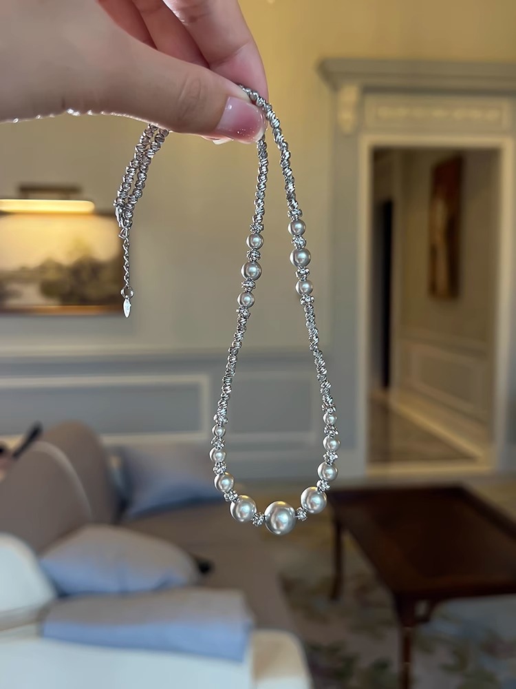 Exquisite Shining Cut Flower Bead Multi-Color Crystal Pearl Choker Necklace for Women - Boho Jewelry, Festival Accessory Exquisite Shining Cut Flower Bead Multi-Color Crystal Pearl Choker Necklace for Women - Boho Jewelry, Festival Accessory