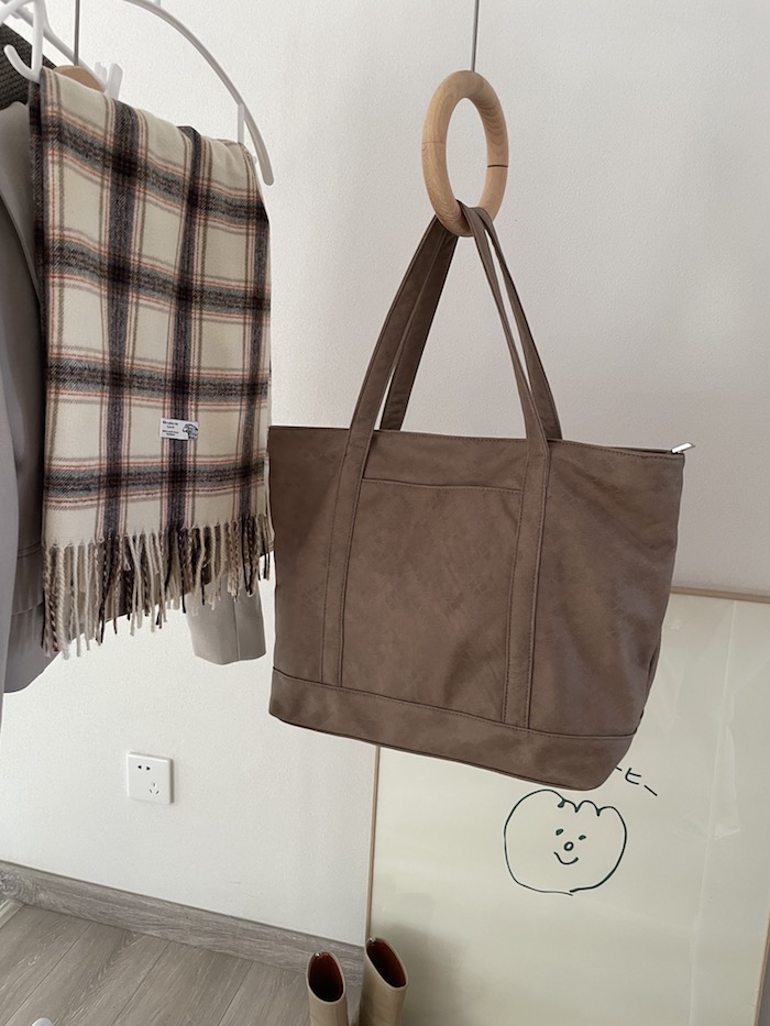 Extra Large Suede Velvet Tote Bag - Handmade Library Shoulder Handbag for Laptop & Daily Use Extra Large Suede Velvet Tote Bag - Handmade Library Shoulder Handbag for Laptop & Daily Use