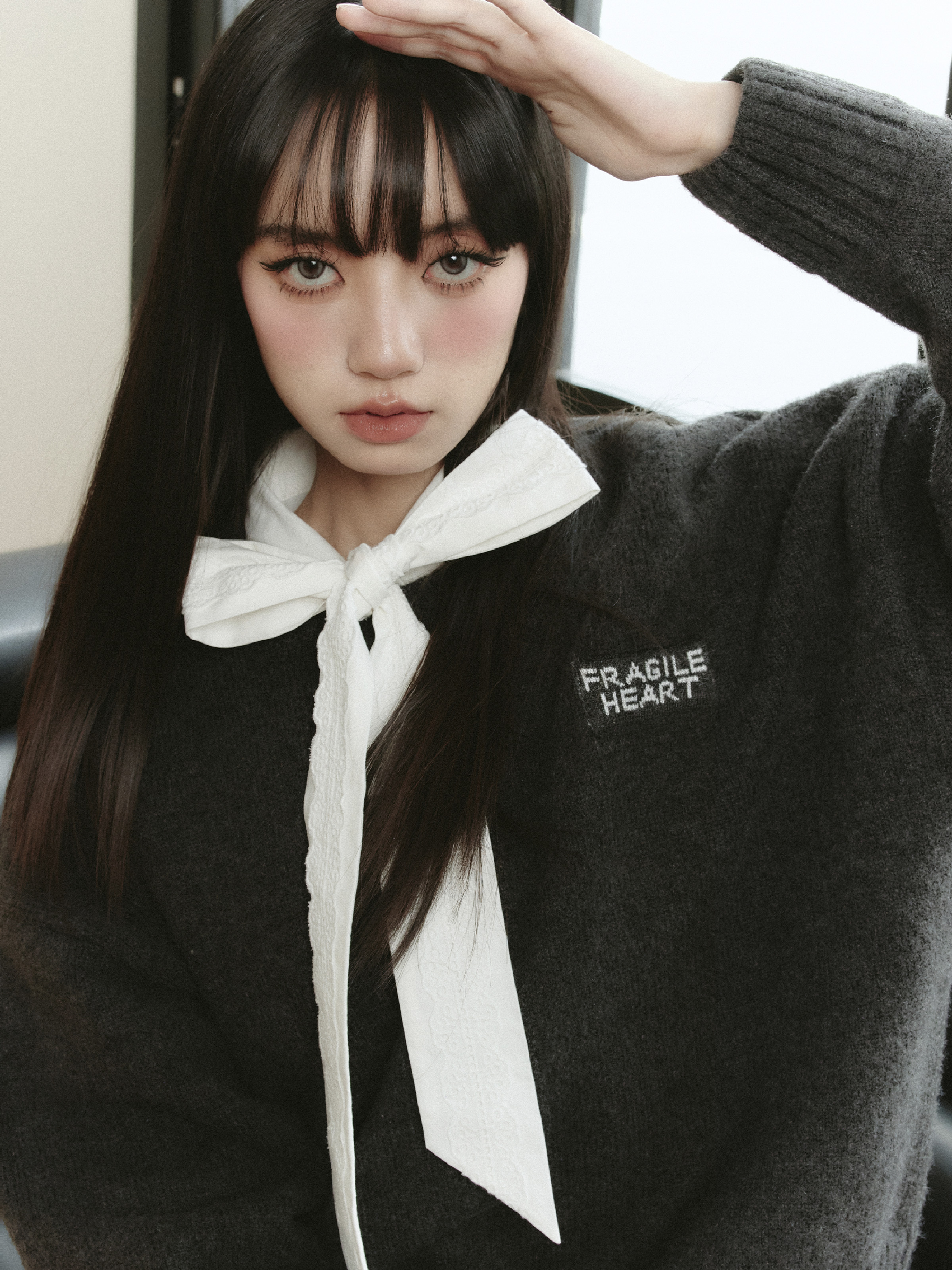 Falling Star High School Korean Style Loose Layering Sweater - Cozy Lazy Atmosphere Knit Top for Effortless Chic Fashion