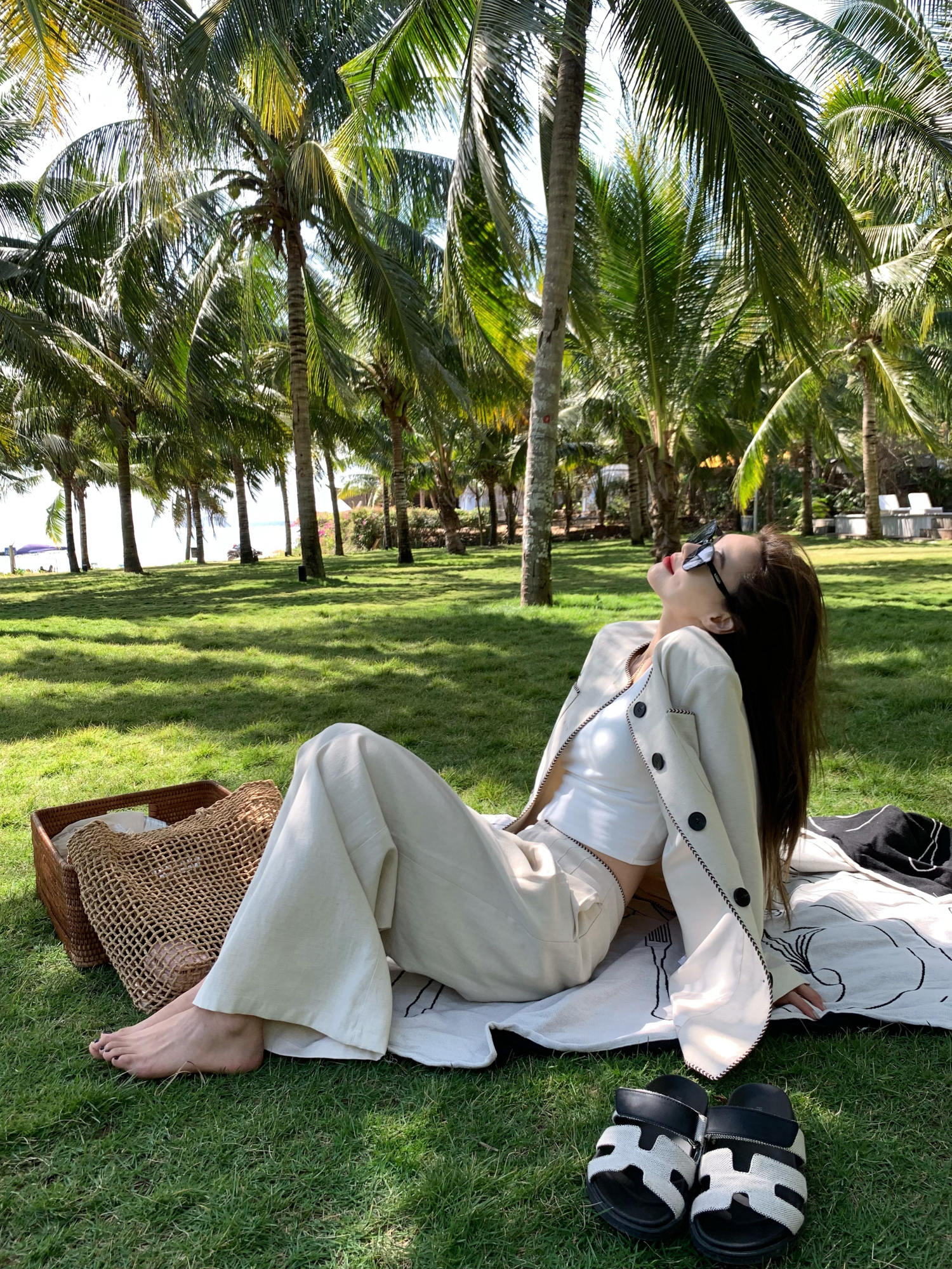 Fashionable Loose Linen Wide Leg Pants Set for Women - Chic Summer Outfit, Trendy 90s Style Fashionable Loose Linen Wide Leg Pants Set for Women - Chic Summer Outfit, Trendy 90s Style