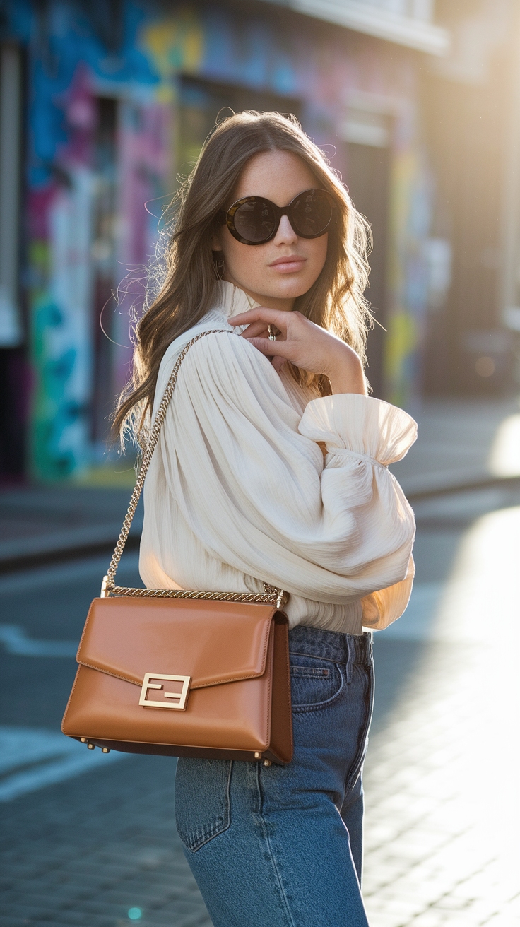 Fendi Mama Baguette: The Perfect Blend of Style and Function outfit idea