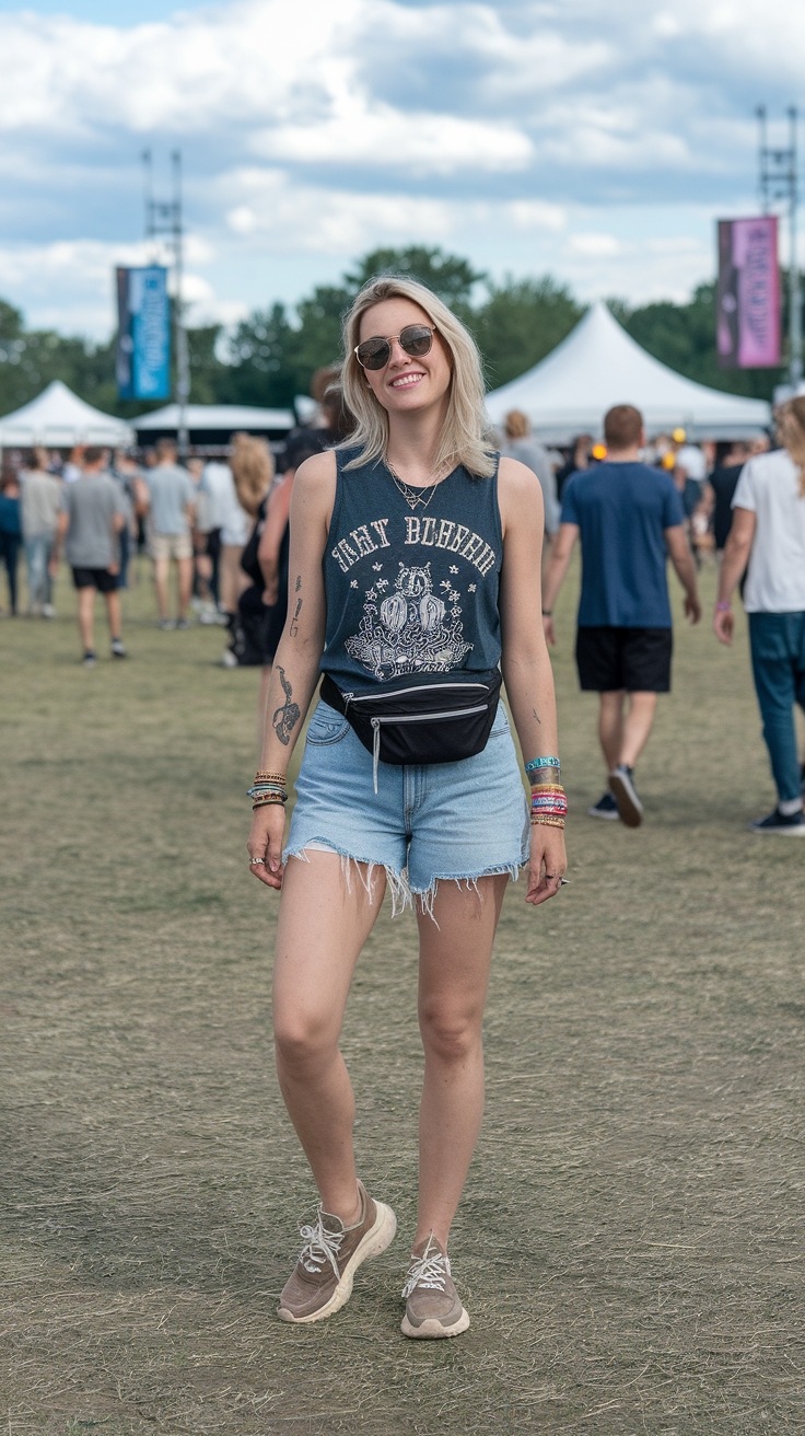 Comfort Meets Style: Festival Outfits Casual and Fun outfit idea