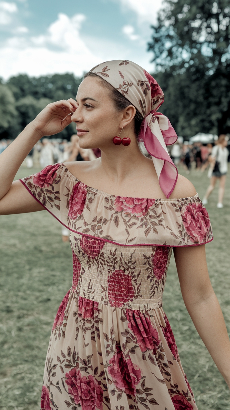 Festival Outfits Head Scarf: Elevate Your Look with Accessories outfit idea