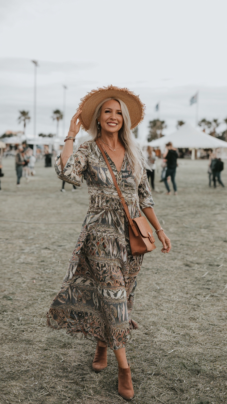 Festival Outfits Over 40: Timeless Looks for the Stylish Adult outfit idea