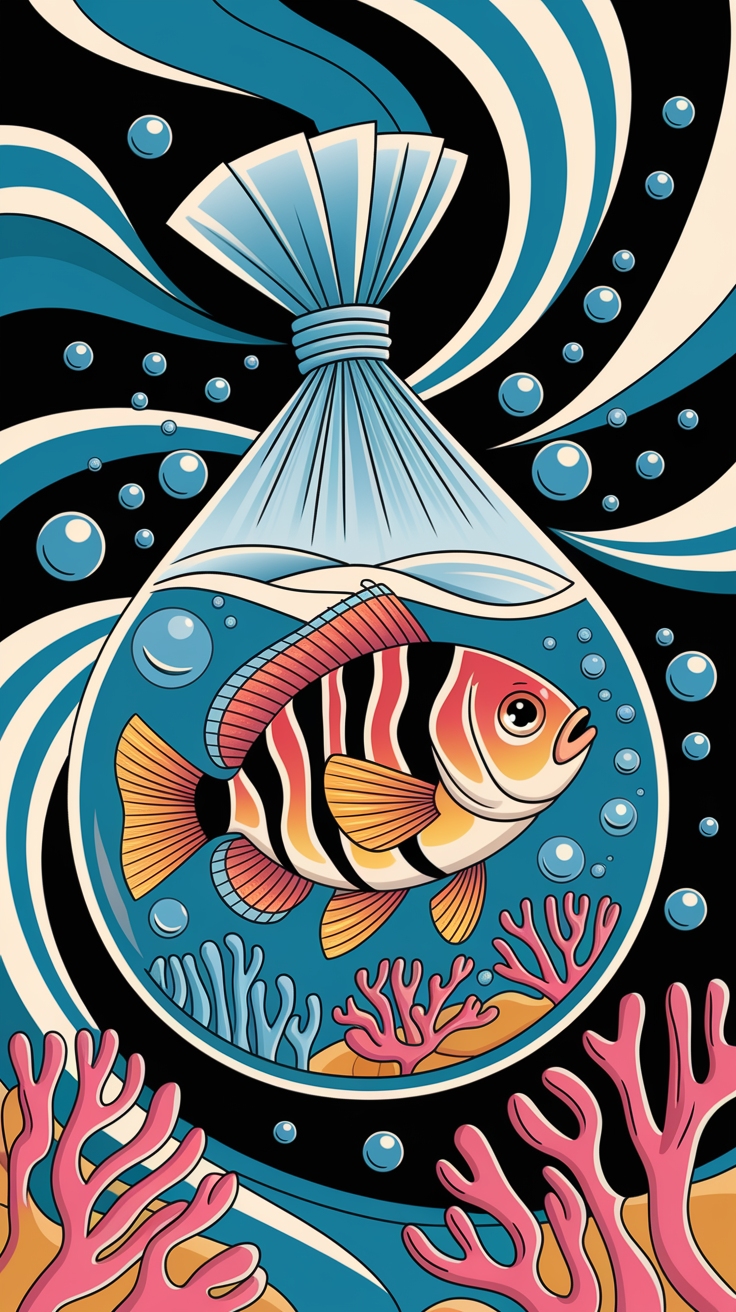 Fish in a Bag Tattoo: Unique Body Art Ideas outfit idea