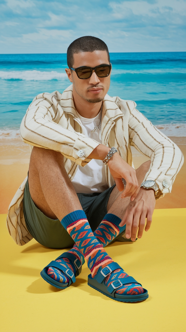 Fisherman Sandals with Socks Outfit: A Trendy Twist outfit idea