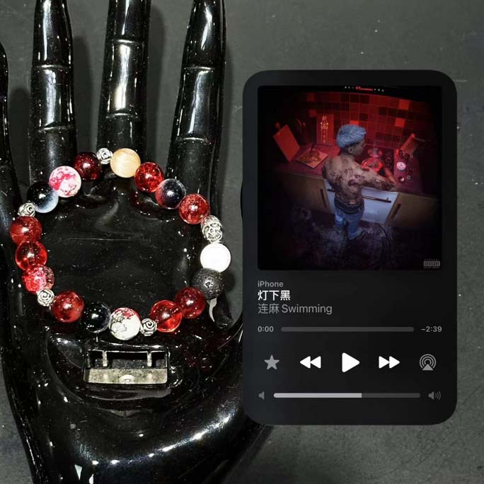 Five-Person Group Album Collection Bracelet, Ins Style, Vintage-Inspired Design, Trendy Accessories for Music Lovers