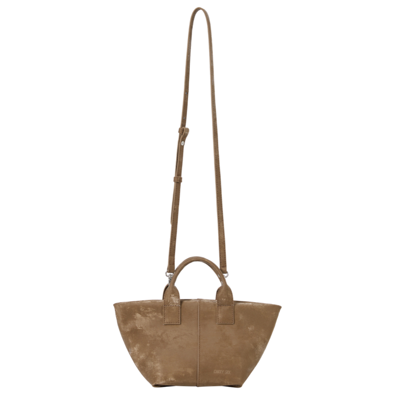 Floating Light Gold Wonton Bag - Chinese Style Satin Velvet Cowhide Small Bag in 3 Colors - Trendy Y2K Fashion Accessory