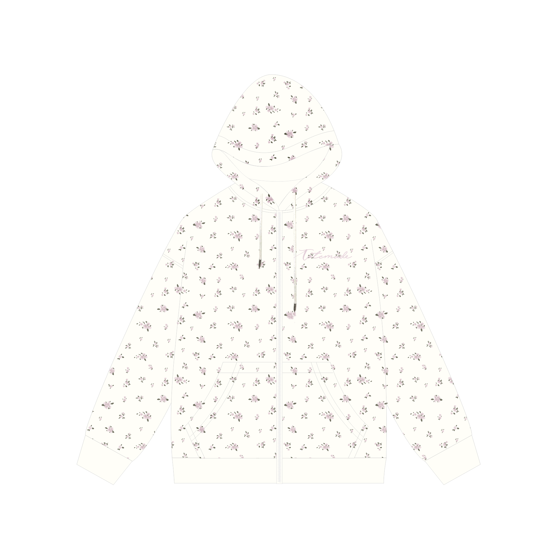 Floral Embroidered Hoodie Jacket for Women - Vintage American-Style Casual Cardigan, Short Design, Perfect for Lazy Days Floral Embroidered Hoodie Jacket for Women - Vintage American-Style Casual Cardigan, Short Design, Perfect for Lazy Days