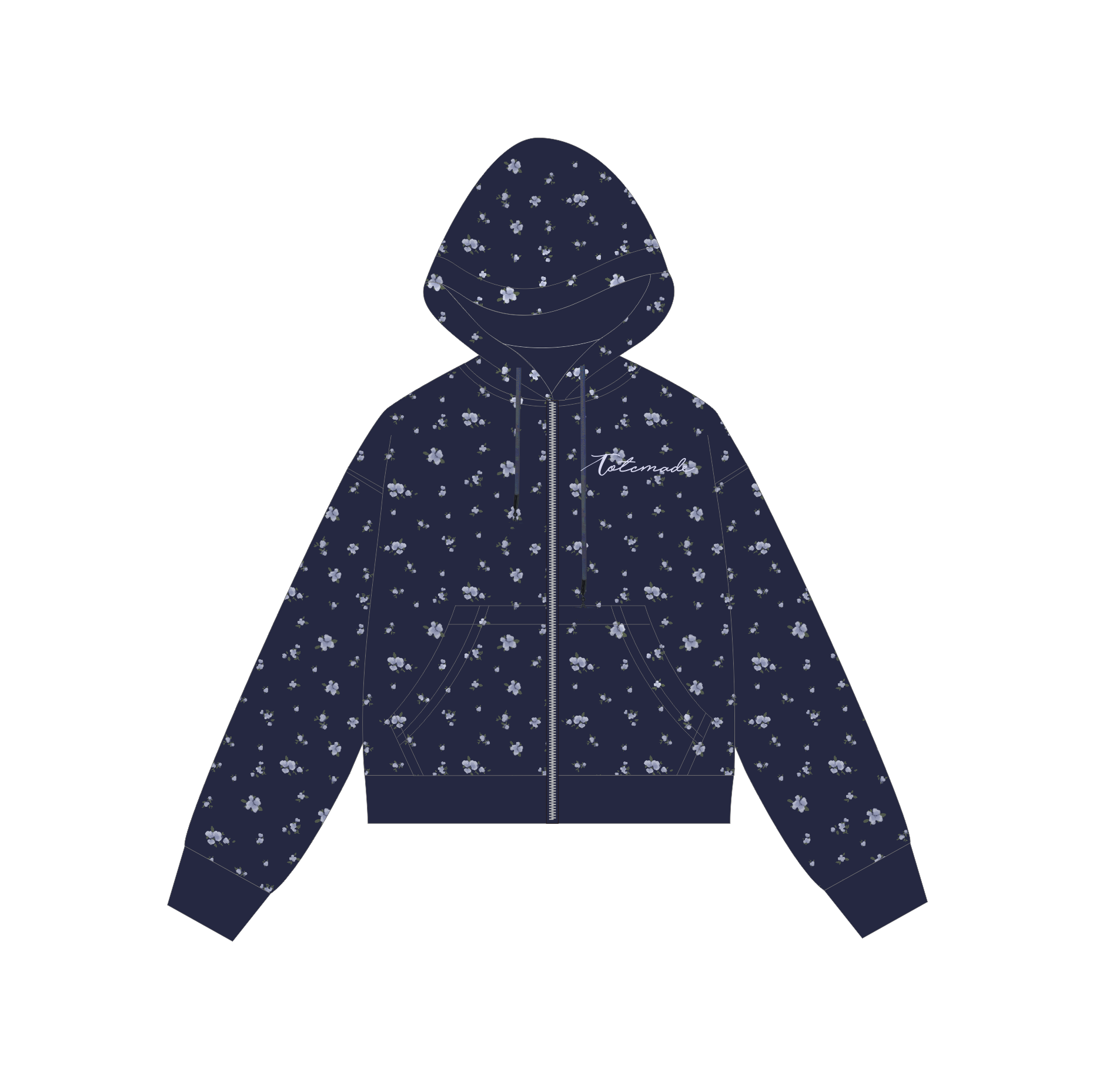 Floral Embroidered Hoodie Jacket for Women - Vintage American-Style Casual Cardigan, Short Design, Perfect for Lazy Days Floral Embroidered Hoodie Jacket for Women - Vintage American-Style Casual Cardigan, Short Design, Perfect for Lazy Days