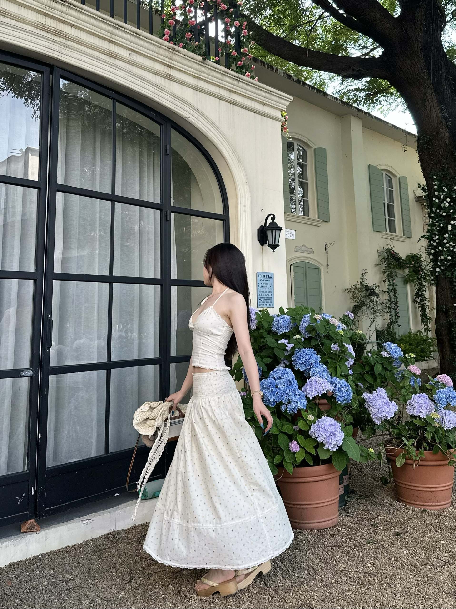 Floral Vacation Style Four-Piece Set in French White - Trendy Summer Outfit for Girls, Perfect for 90s and Y2K Inspired Looks Floral Vacation Style Four-Piece Set in French White - Trendy Summer Outfit for Girls, Perfect for 90s and Y2K Inspired Looks