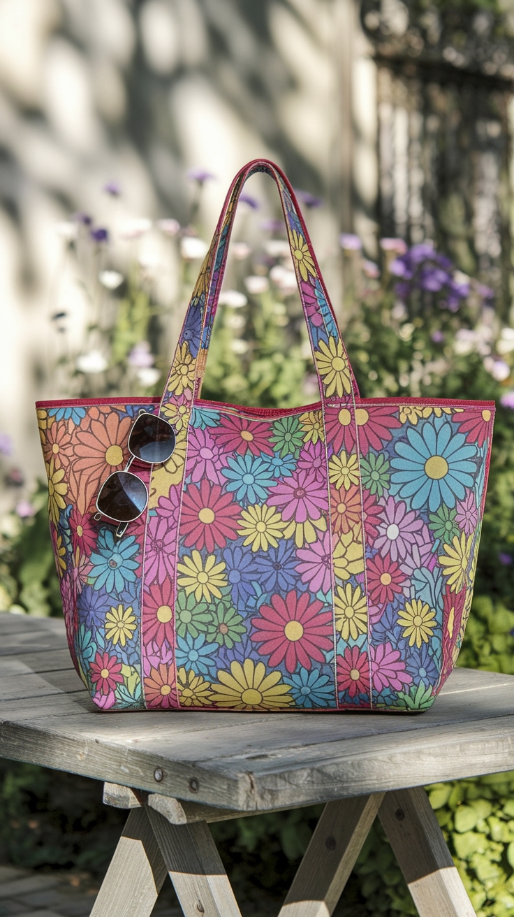 Flower Tote Bag Design: Elevate Your Everyday Look outfit idea