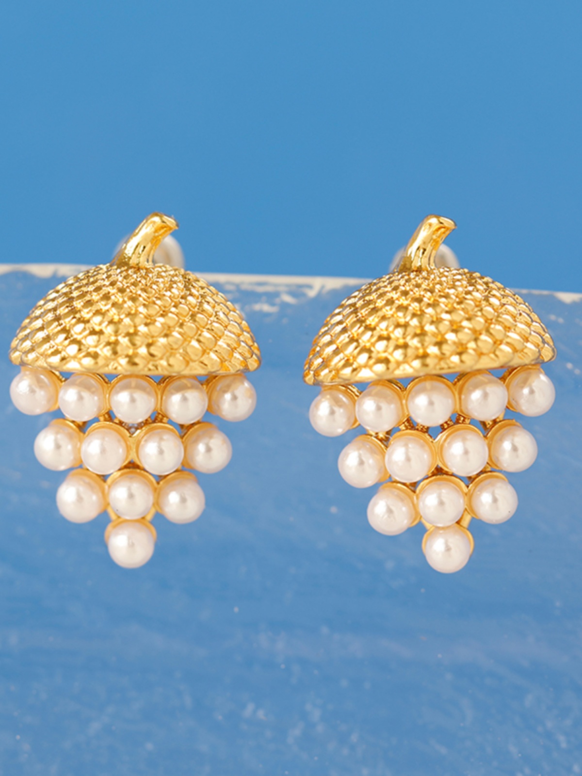 French Gold-Plated 925 Silver Grape Earrings for Women - Elegant Valentine's Day Gift for Dinner Date French Gold-Plated 925 Silver Grape Earrings for Women - Elegant Valentine's Day Gift for Dinner Date