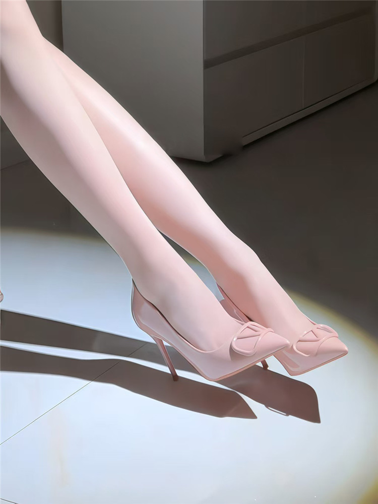 French Pointed Toe High Heels for Women - 2025 Spring/Summer Elegant Thin Heel Patent Leather Celebrity Style Shoes French Pointed Toe High Heels for Women - 2025 Spring/Summer Elegant Thin Heel Patent Leather Celebrity Style Shoes