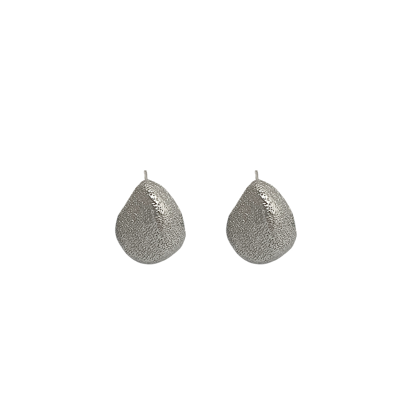 French-Style Minimalist Geometric Water Drop Ear Clips - Exquisite High-End Earrings for Women, Trendy Fashion Accessories