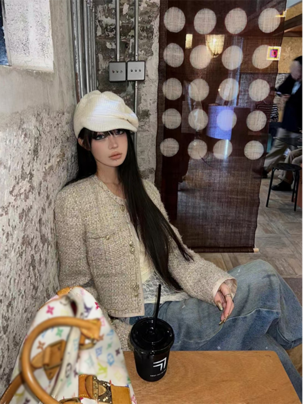 French Vintage Design Short Jacket for Women - Trendy Small Fragrant Wind Cardigan, Chic Layering Piece French Vintage Design Short Jacket for Women - Trendy Small Fragrant Wind Cardigan, Chic Layering Piece