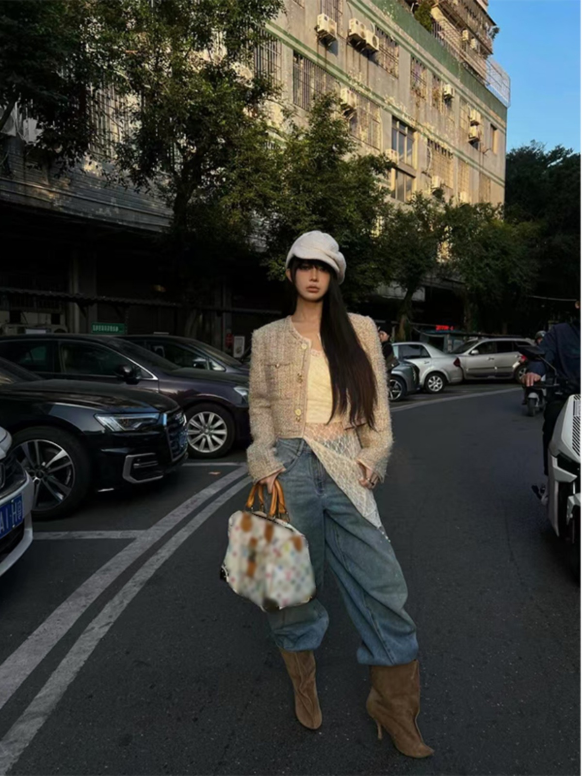 French Vintage Design Short Jacket for Women - Trendy Small Fragrant Wind Cardigan, Chic Layering Piece French Vintage Design Short Jacket for Women - Trendy Small Fragrant Wind Cardigan, Chic Layering Piece