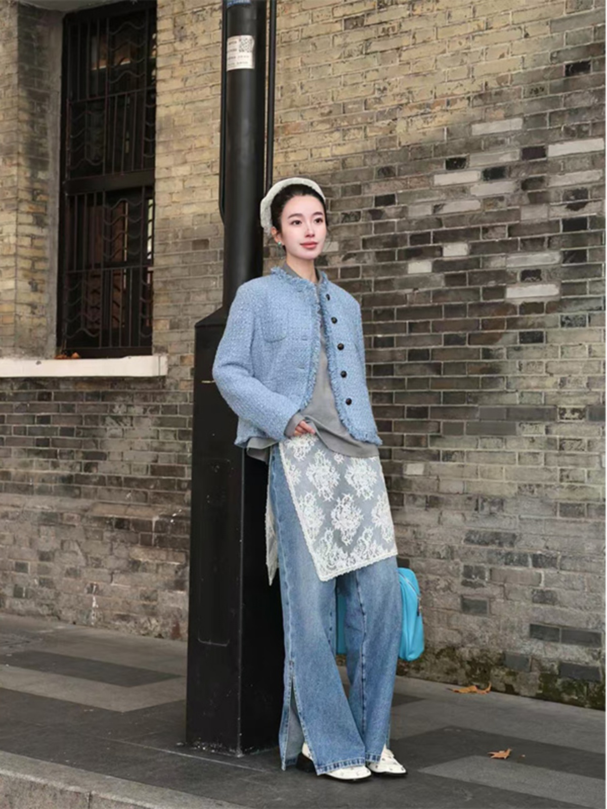 French Vintage Round Neck Cardigan for Women - Short Wool Coat with Small Fragrant Wind Temperament - Chic 90s Style Outerwear French Vintage Round Neck Cardigan for Women - Short Wool Coat with Small Fragrant Wind Temperament - Chic 90s Style Outerwear