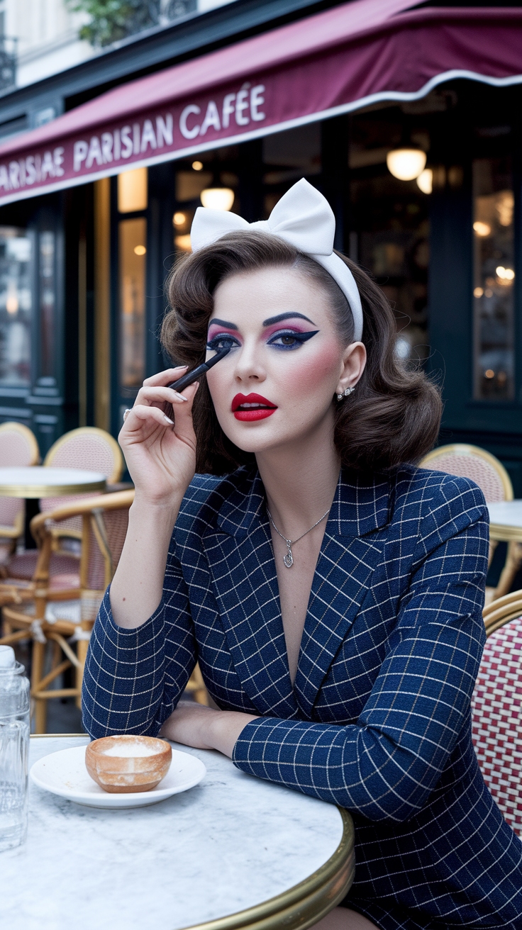 French New Wave Makeup: Retro Glam for Modern Times outfit idea