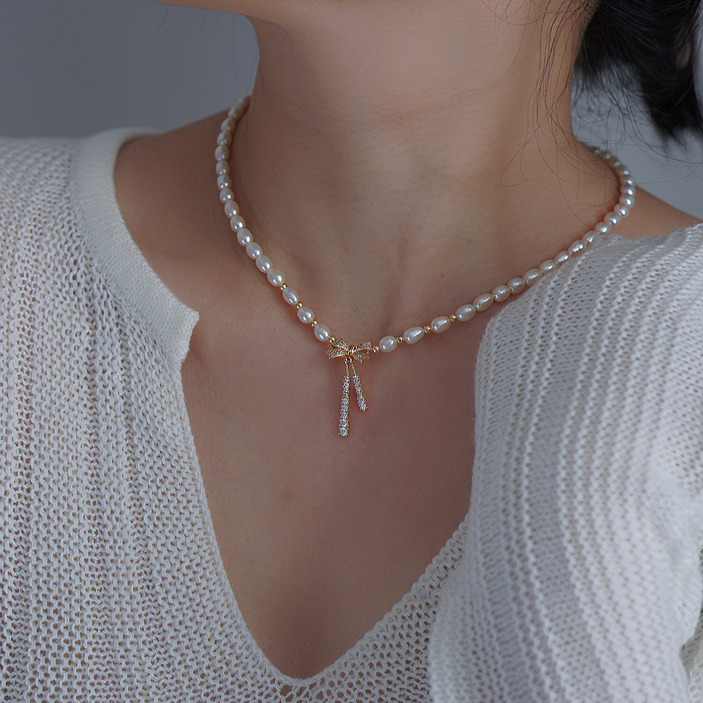 Freshwater Pearl Runaway Princess Necklace - Light Luxury Clavicle Chain, 2025 Trendy Jewelry