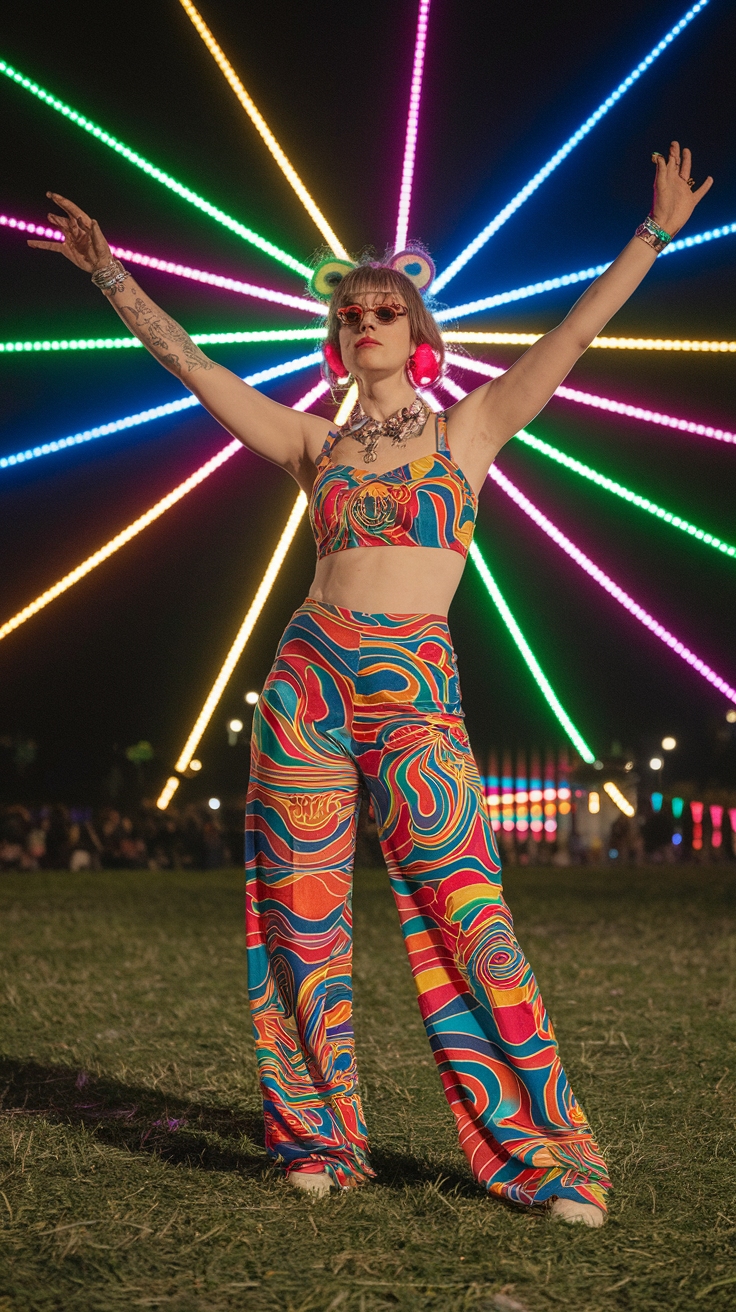 Funky Festival Outfits for a Bold Fashion Statement outfit idea