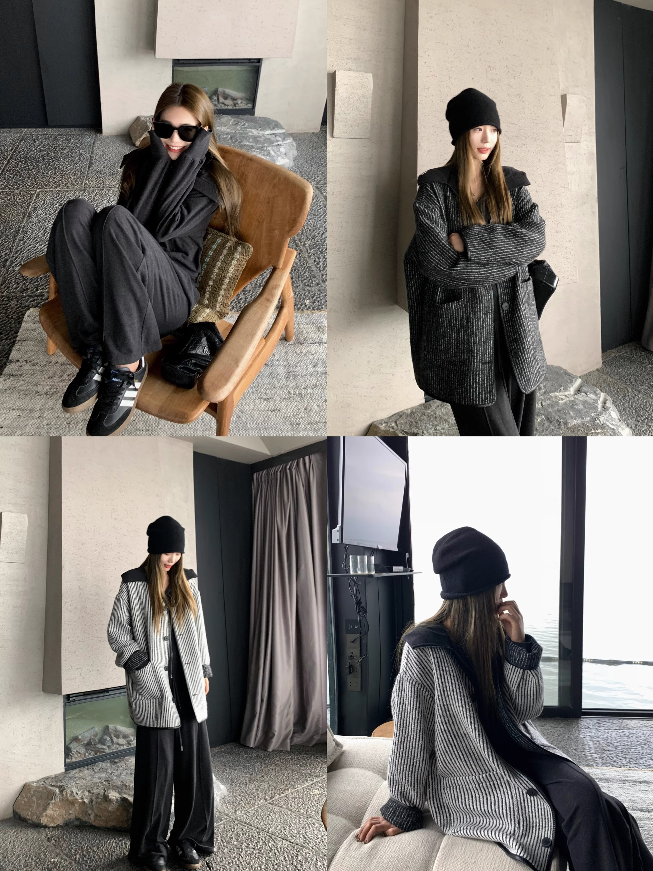 Girls' Loose-Fitting Hooded Outfit with Mid-High Collar - Comfortable Autumn Fashion for Sweet Style Girls' Loose-Fitting Hooded Outfit with Mid-High Collar - Comfortable Autumn Fashion for Sweet Style