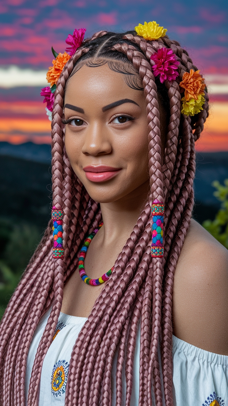 How to Create Stunning Goddess Twist Braids outfit idea