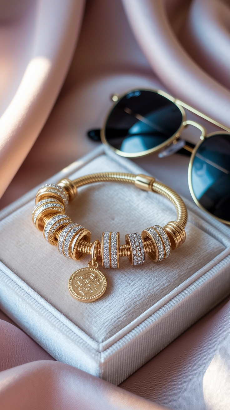 Gold Charm Bracelet for Women: Personalize Your Style outfit idea