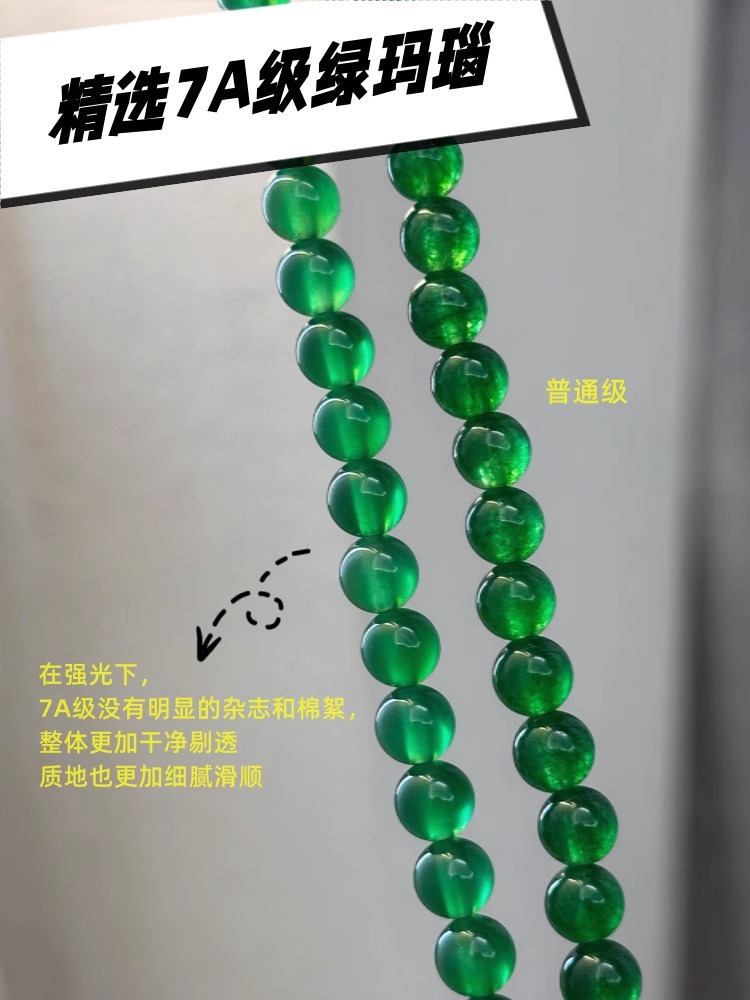 Green Agate Necklace for Women - S925 Silver Clasp, Niche Fashion Collarbone Chain, Elegant Jewelry for Every Occasion Green Agate Necklace for Women - S925 Silver Clasp, Niche Fashion Collarbone Chain, Elegant Jewelry for Every Occasion