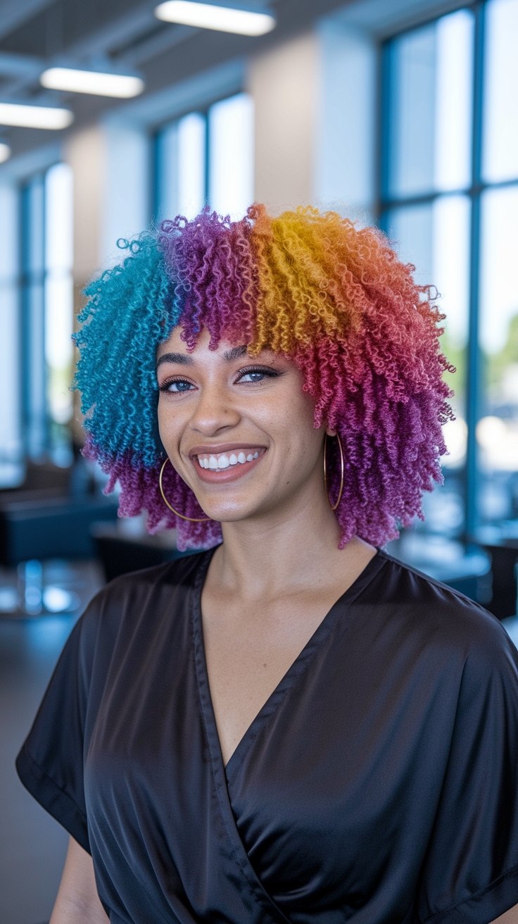 hair color ideas curly hair