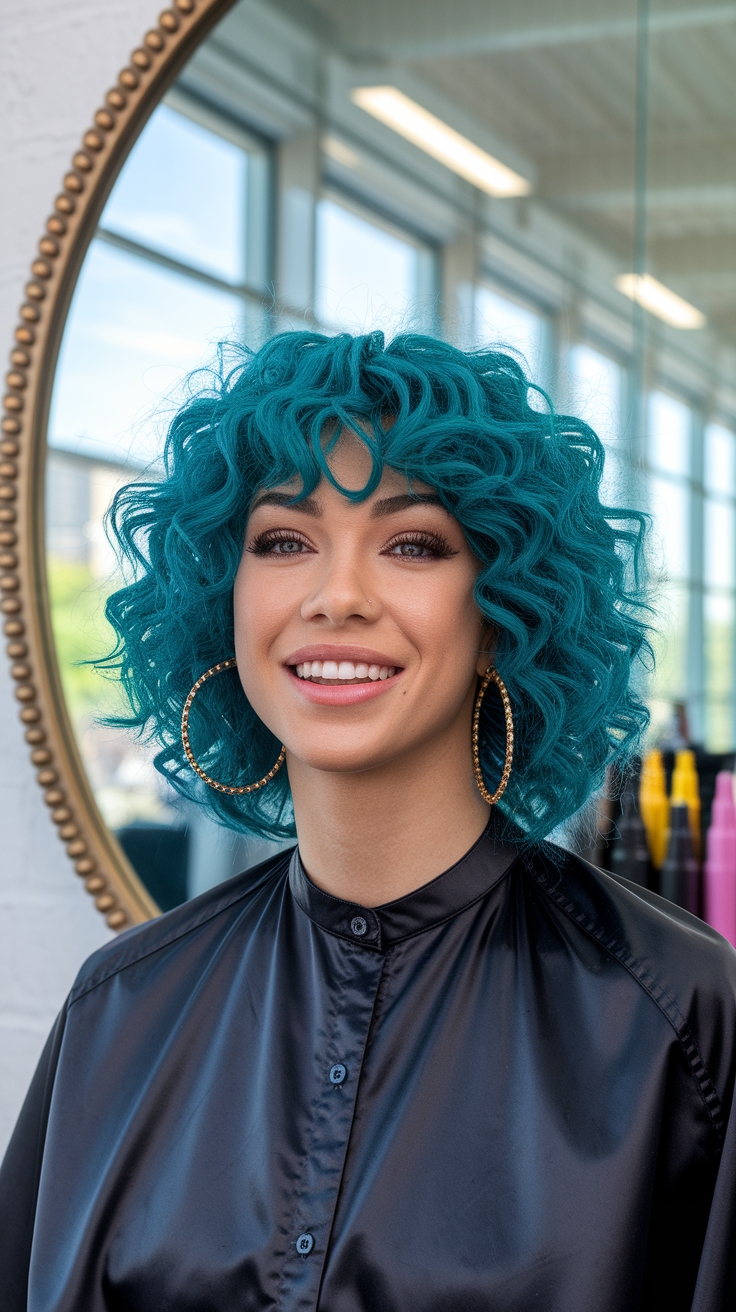 hair color ideas for curly hair outfit idea