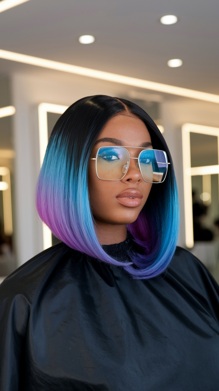 hair colors for black hair outfit idea