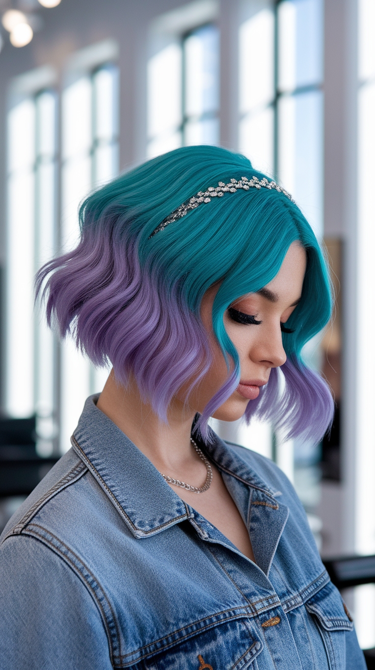 hair colors for short hair outfit idea