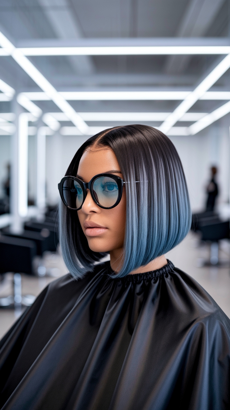 hair colour ideas for black hair outfit idea