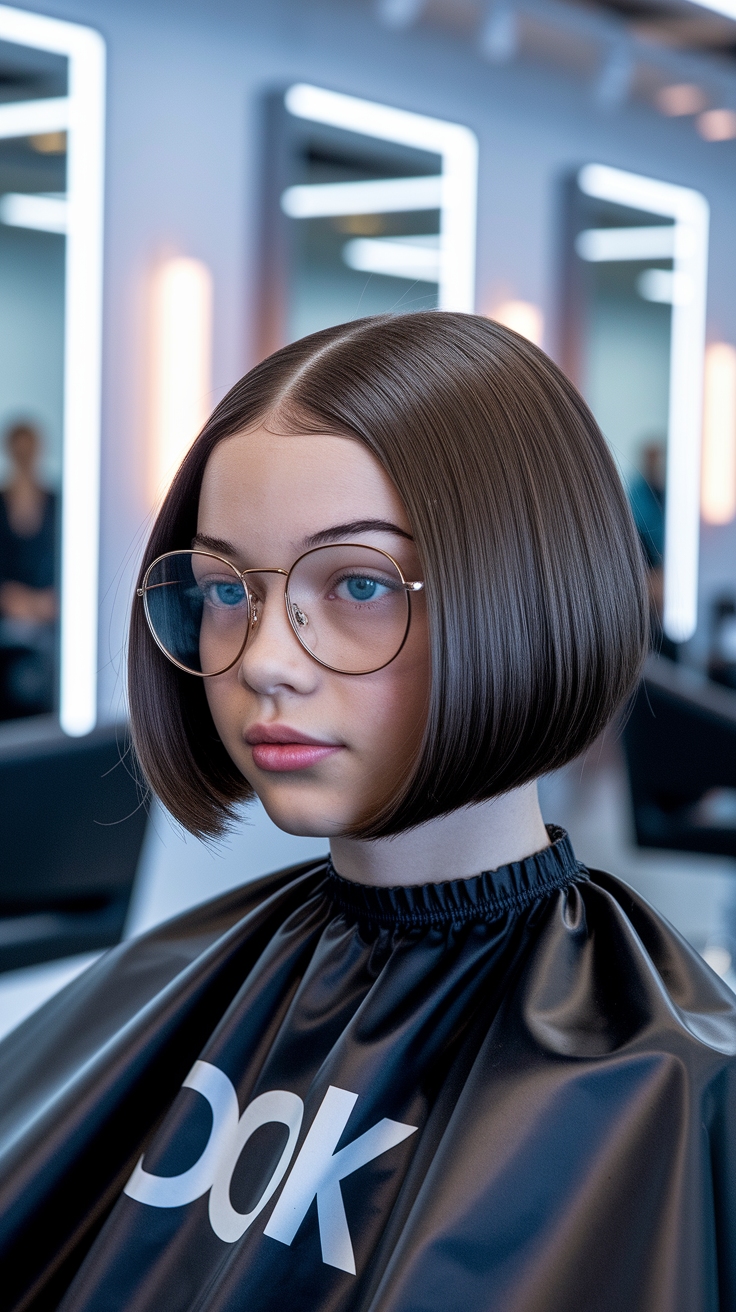 hair cut for short hair girl outfit idea