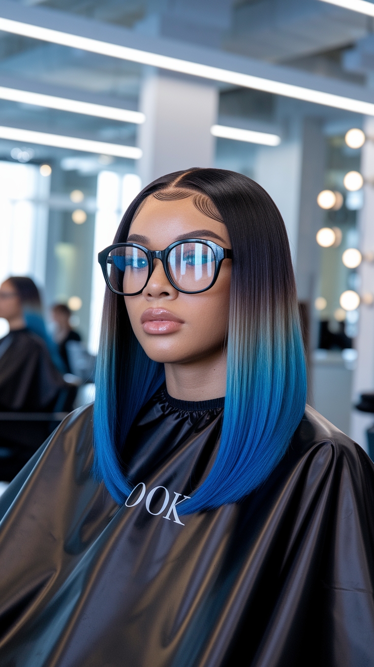 hair dye for black hair outfit idea