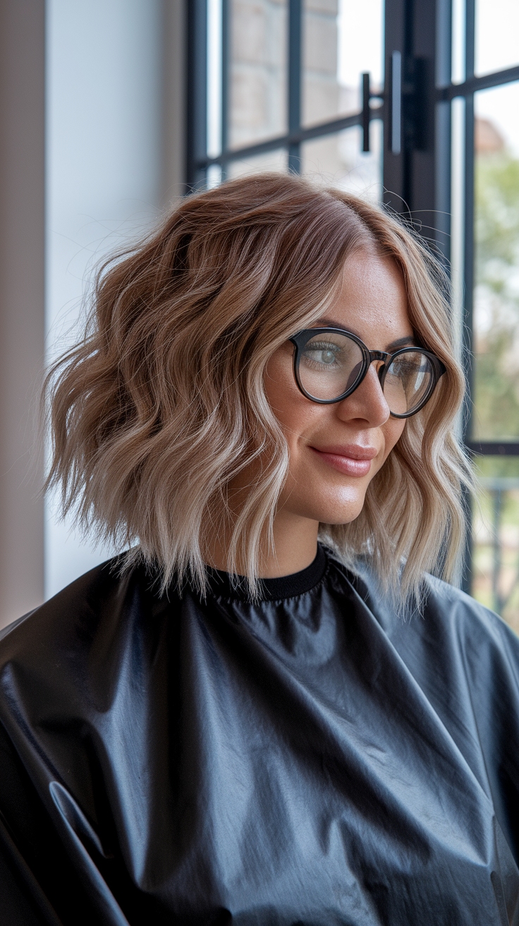 hair style medium hair outfit idea