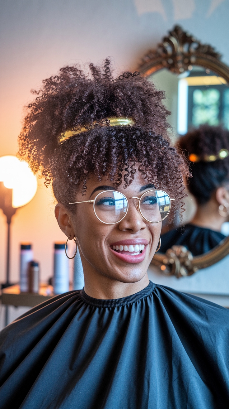 hair styles for natural curly hair outfit idea