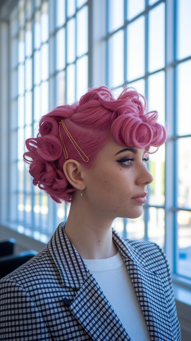 hair styles for short hair curly