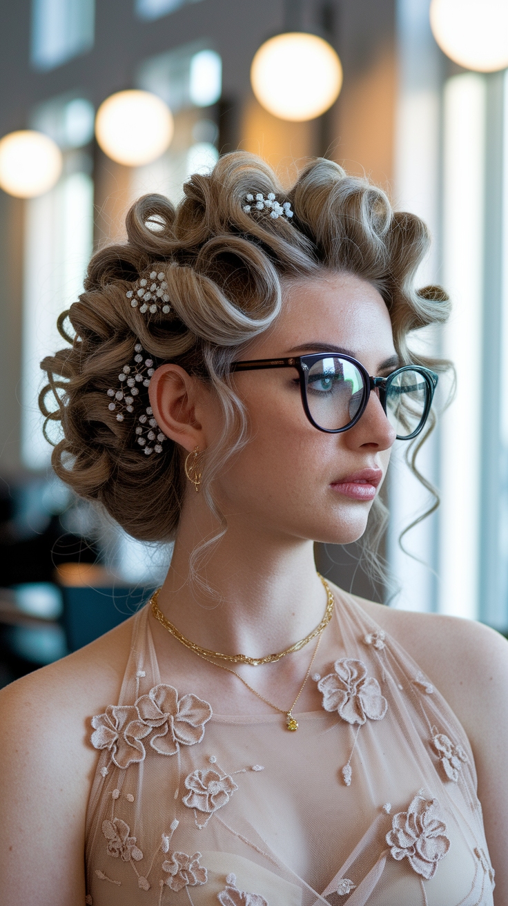 hair styles with curled hair