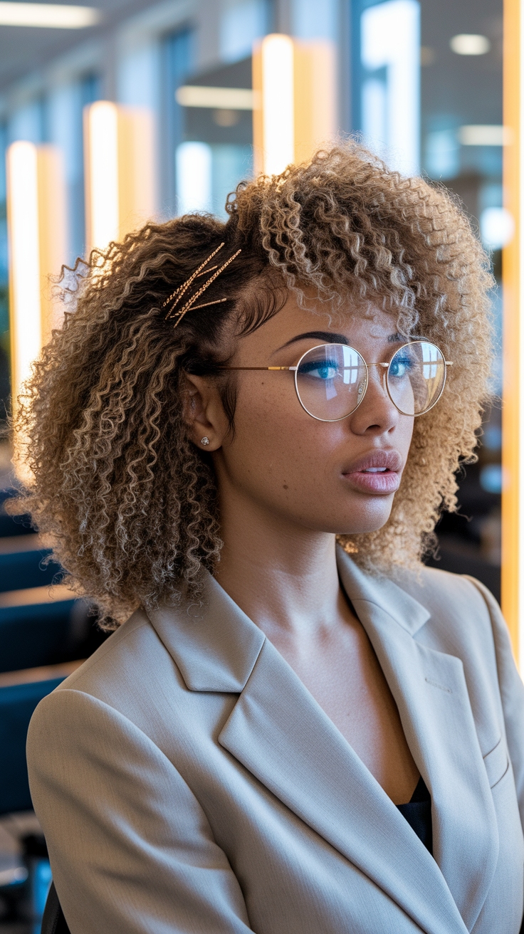 hair styles with natural hair outfit idea