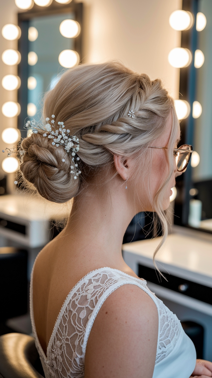 hair updos for medium hair