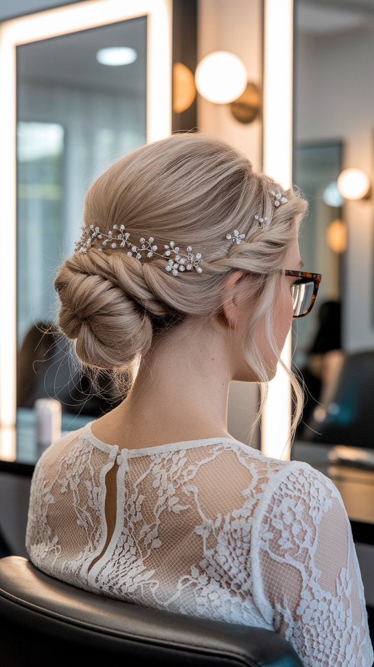 hair updos for medium hair outfit idea