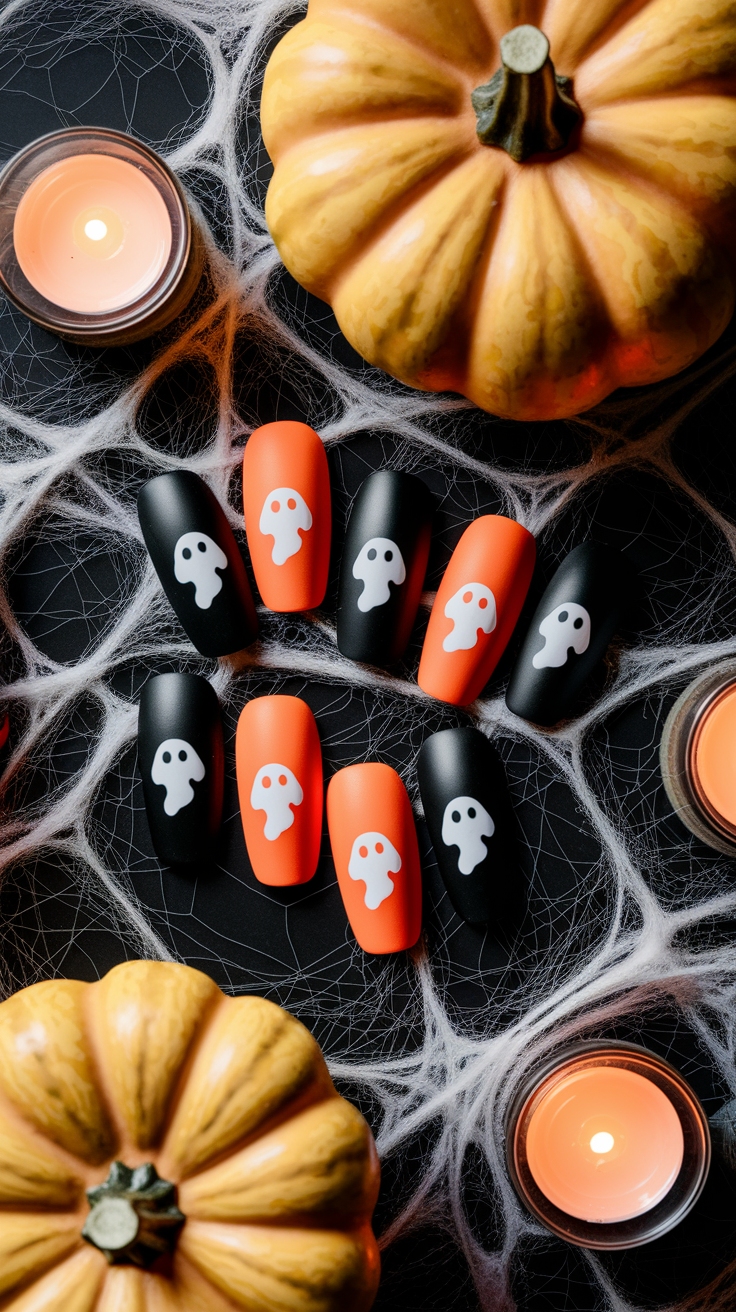 halloween nail designs short outfit idea