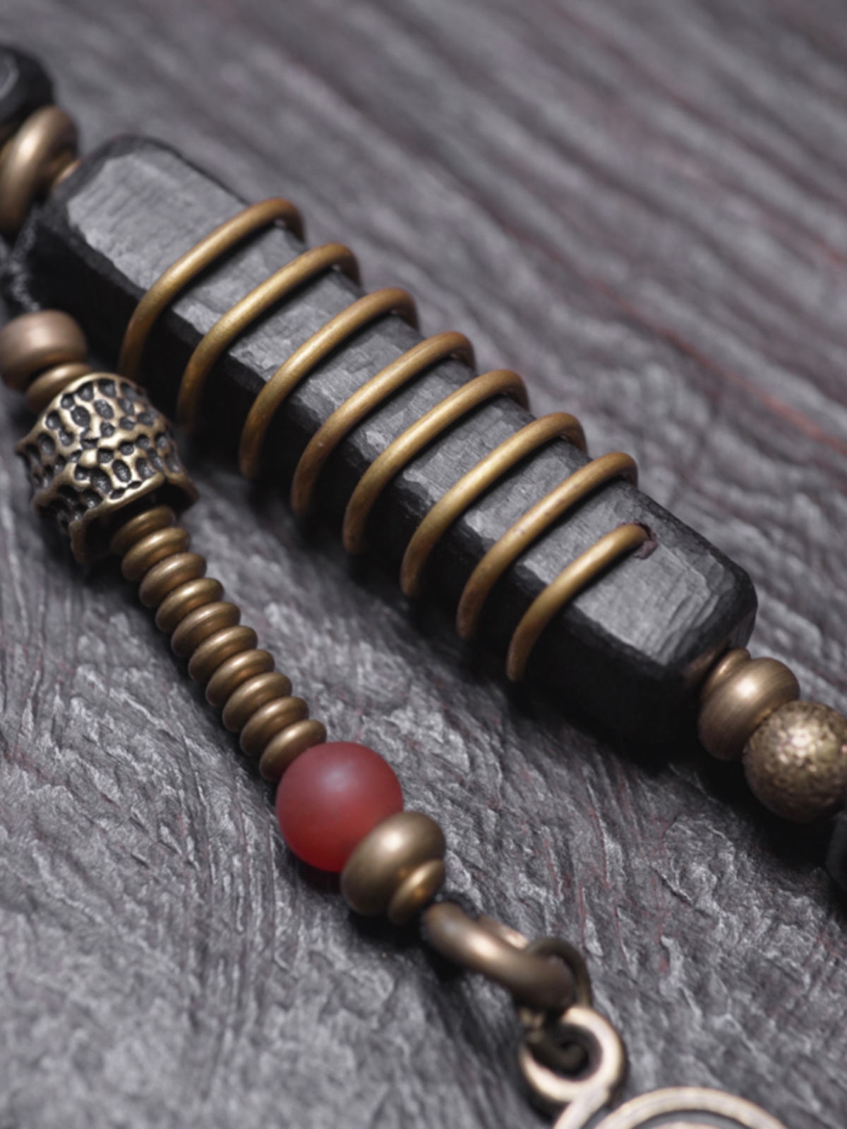 Hand-Carved Ethnic Style Black Sandalwood Bracelet for Men - Unique Retro Play Bead Accessory, Cultural Fashion Jewelry Hand-Carved Ethnic Style Black Sandalwood Bracelet for Men - Unique Retro Play Bead Accessory, Cultural Fashion Jewelry